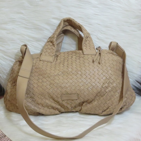 NEW | Christopher Kon | Leather Weave Satchel - Picture 1 of 8